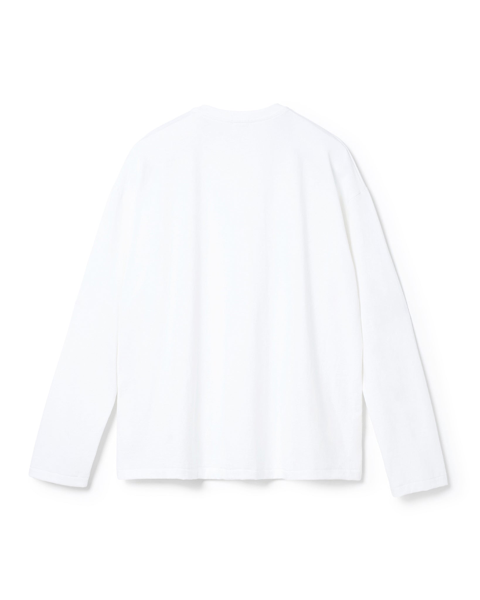 FOUNDOUR COTTON LONG SLEEVE POCKET TEE WHITE（ファウンダコットンロングスリーブポケットロングスリーブTシャツホワイト）｜ONLINE BOUTIQUE（オンラインブティック）