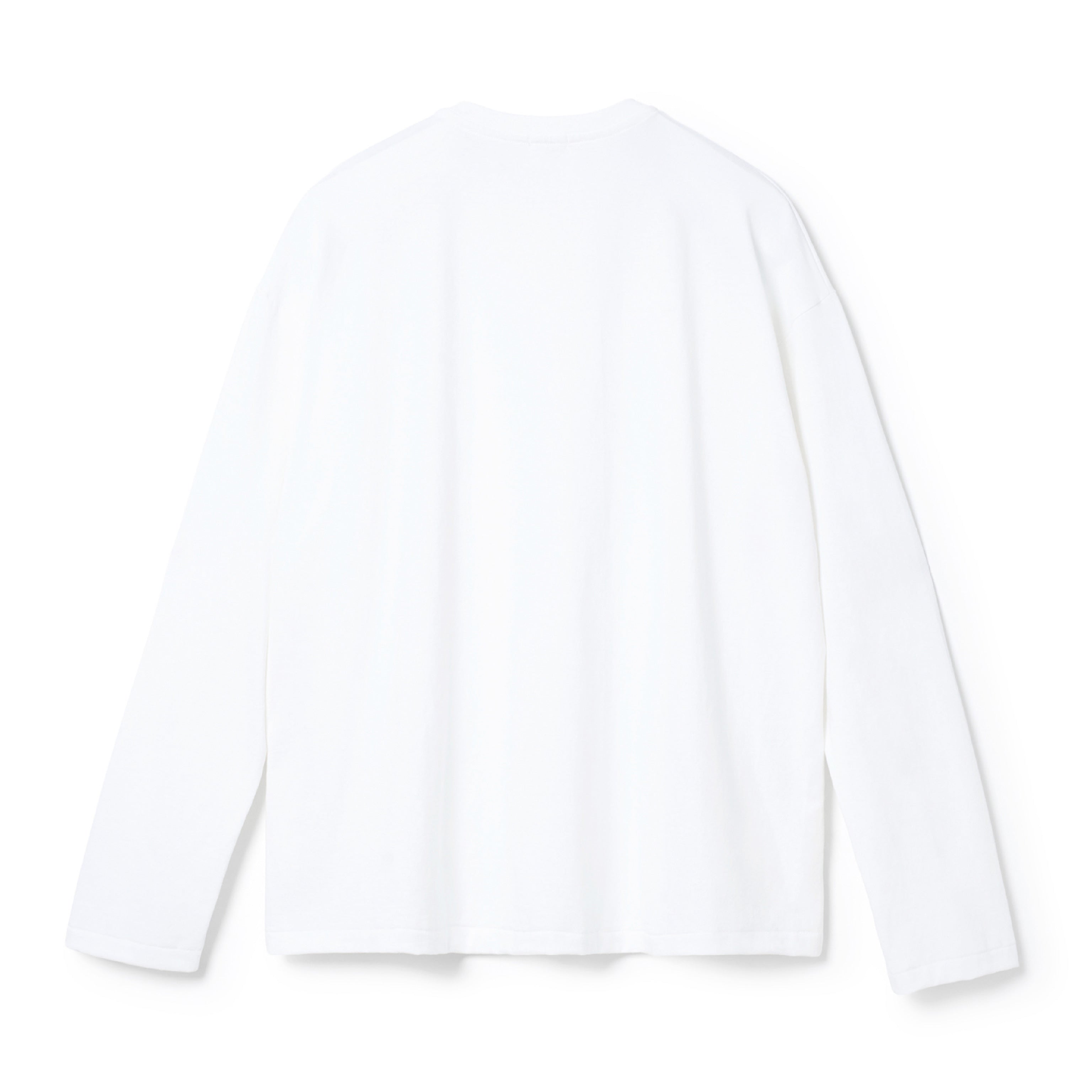 FOUNDOUR COTTON LONG SLEEVE POCKET TEE WHITE（ファウンダコットンロングスリーブポケットロングスリーブTシャツホワイト）｜ONLINE BOUTIQUE（オンラインブティック）