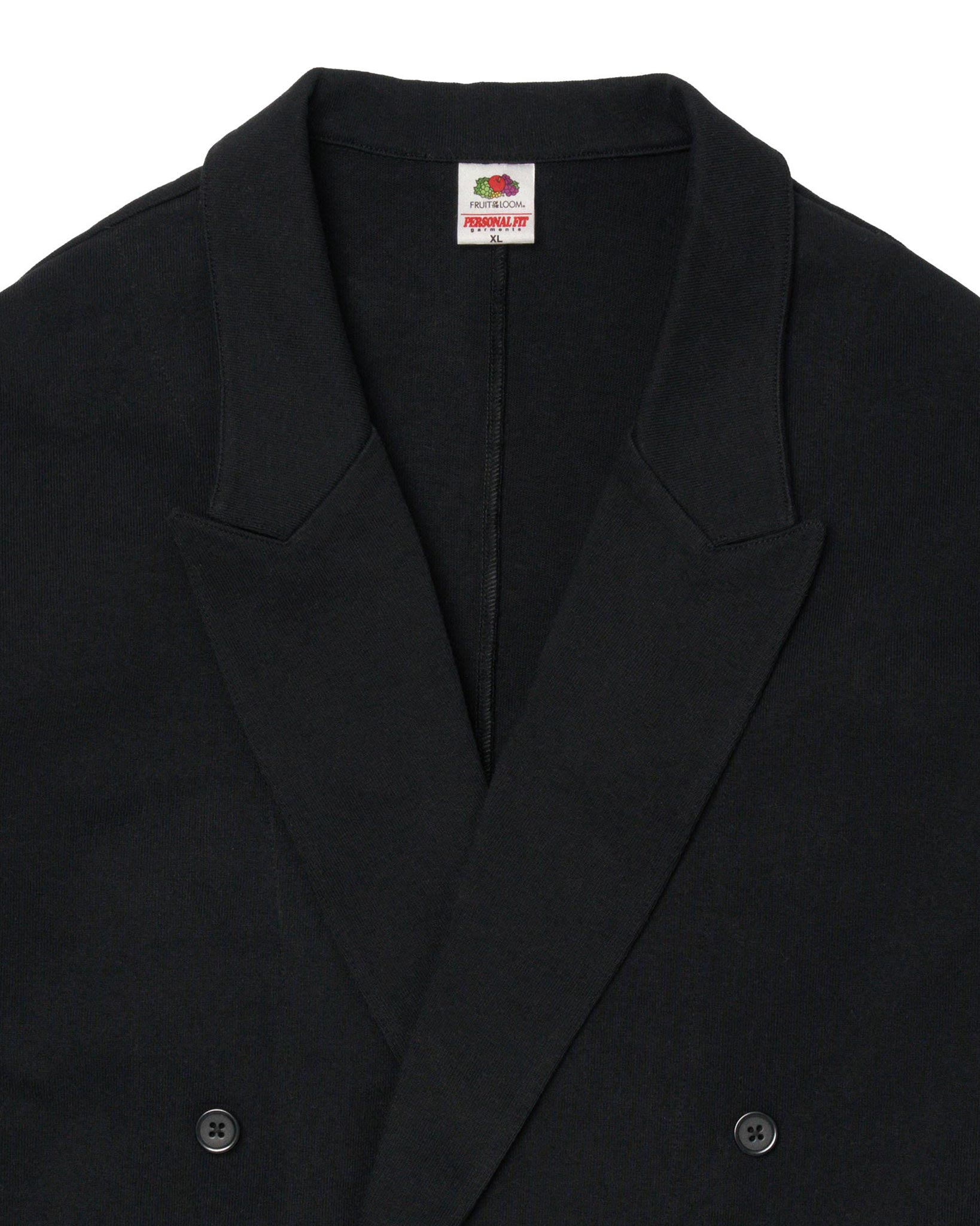 FRUIT OF THE LOOM ATHLETIC FORMAL DOUBLE SUIT BLACK（フルーツオブザルームアスレチックフォーマルダブルスーツブラック）｜ONLINE BOUTIQUE（オンラインブティック）