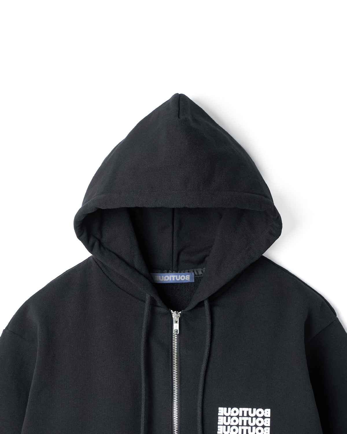 BOUTIQUE ZIP UP HOODIE BLACK（ブティックジップアップフーディーブラック）｜ONLINE BOUTIQUE（オンラインブティック）