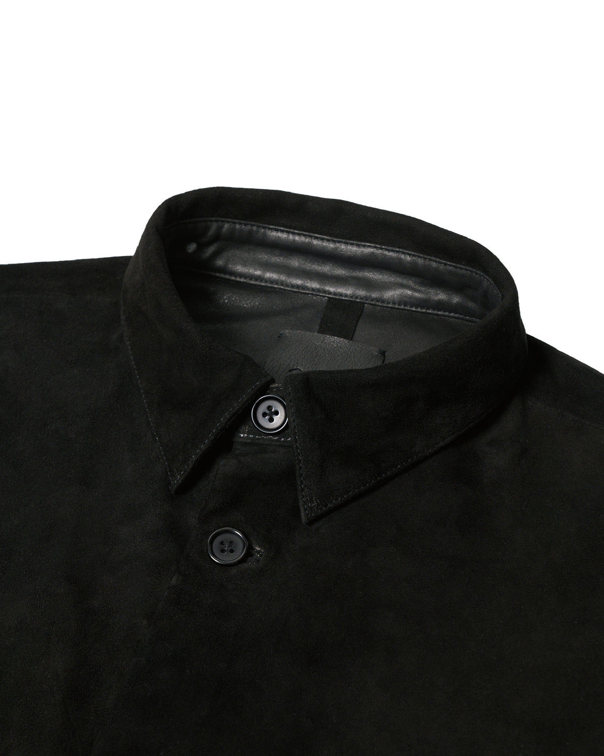 Morphee × BOUTIQUE  SUEDE BLACK SHIRT（モルフェ×ブティックスエードブラックシャツ）｜ONLINE BOUTIQUE（オンラインブティック）