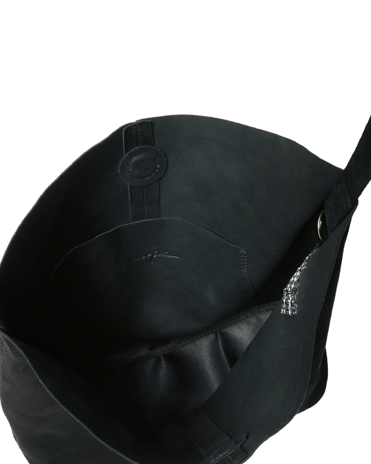 Morphee × BOUTIQUE  OIL SUEDE BLACK BAG（モルフェ×ブティックオイルスエードブラックバッグ）｜ONLINE BOUTIQUE（オンラインブティック）