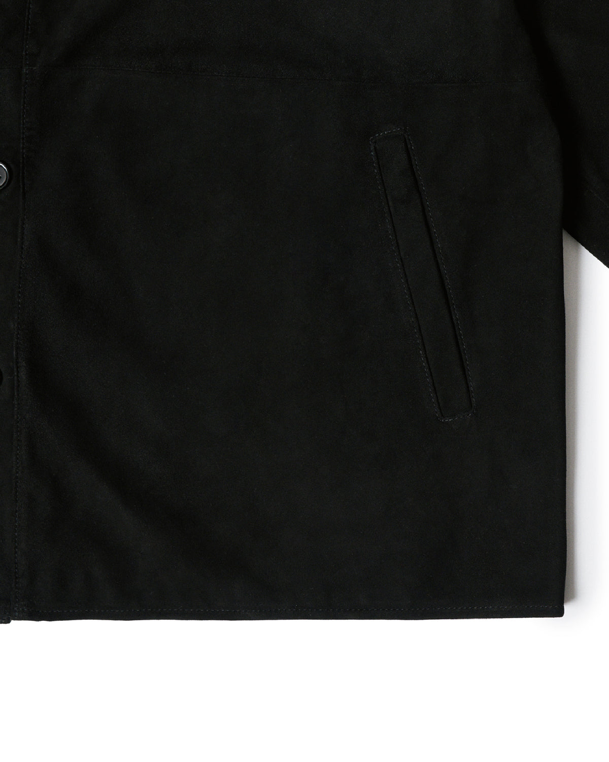 Morphee × BOUTIQUE  SUEDE BLACK CARDIGAN JACKET（モルフェ×ブティックスエードブラックカーディガンジャケット）