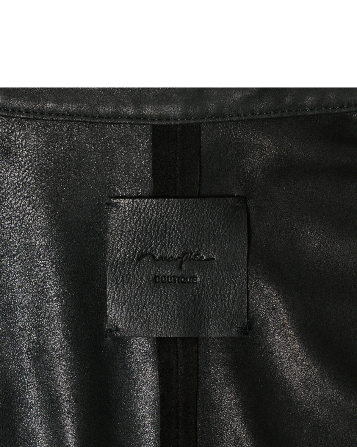 Morphee × BOUTIQUE  SUEDE BLACK SHIRT（モルフェ×ブティックスエードブラックシャツ）｜ONLINE BOUTIQUE（オンラインブティック）