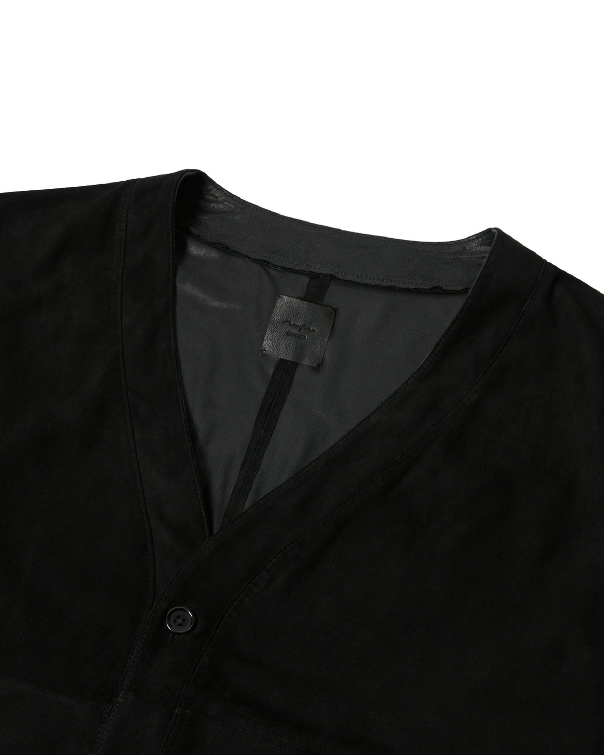 Morphee × BOUTIQUE  SUEDE BLACK CARDIGAN JACKET（モルフェ×ブティックスエードブラックカーディガンジャケット）