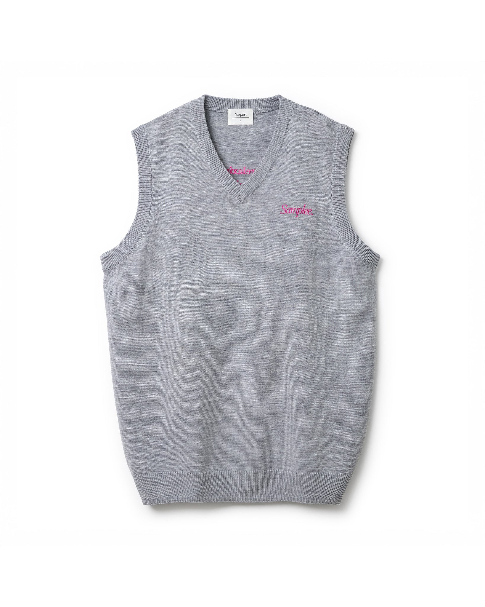 Samplee KNIT LOGO VEST（サンプリー ニットロゴベスト）｜ONLINE BOUTIQUE（オンラインブティック）