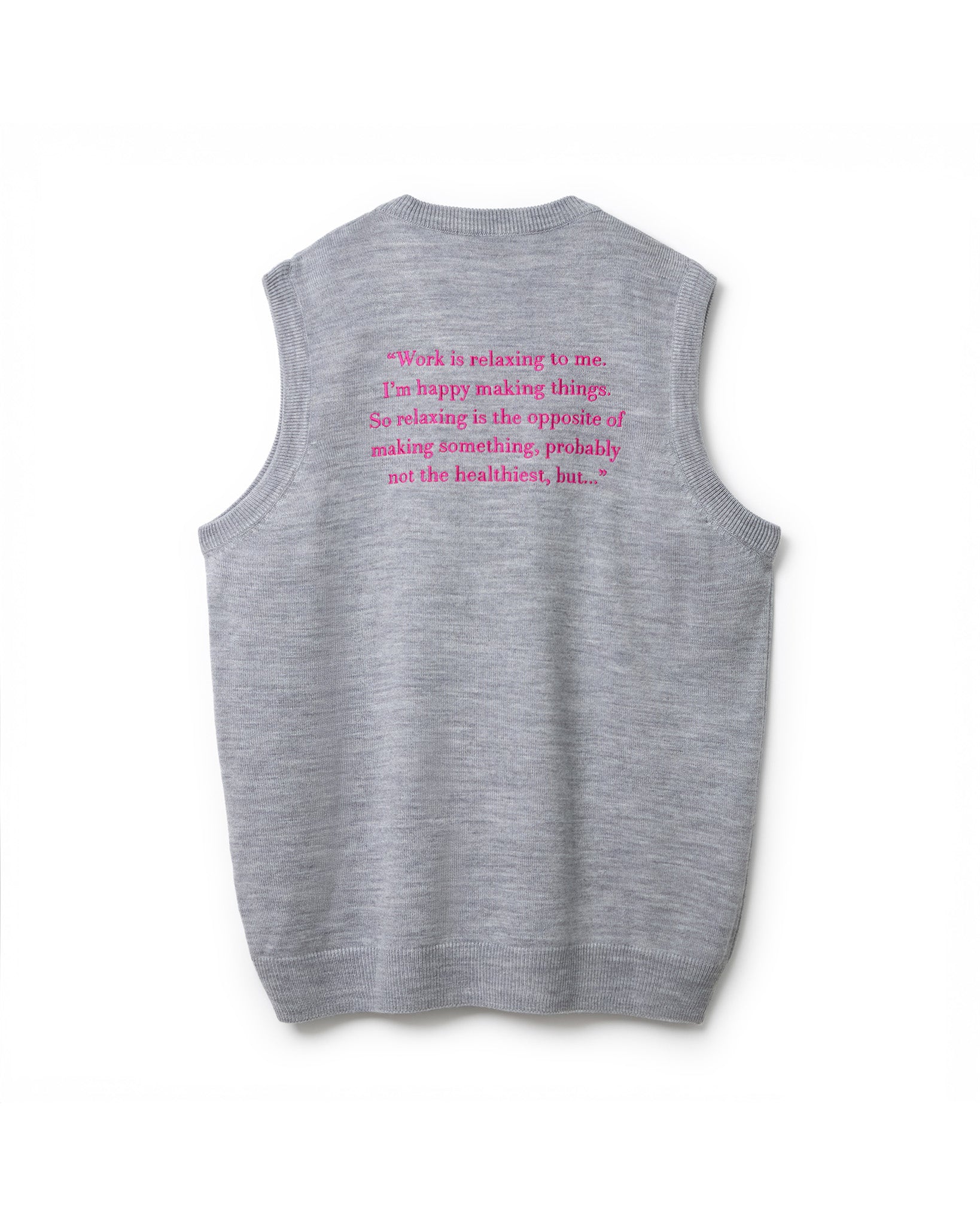 Samplee KNIT LOGO VEST（サンプリー ニットロゴベスト）｜ONLINE BOUTIQUE（オンラインブティック）