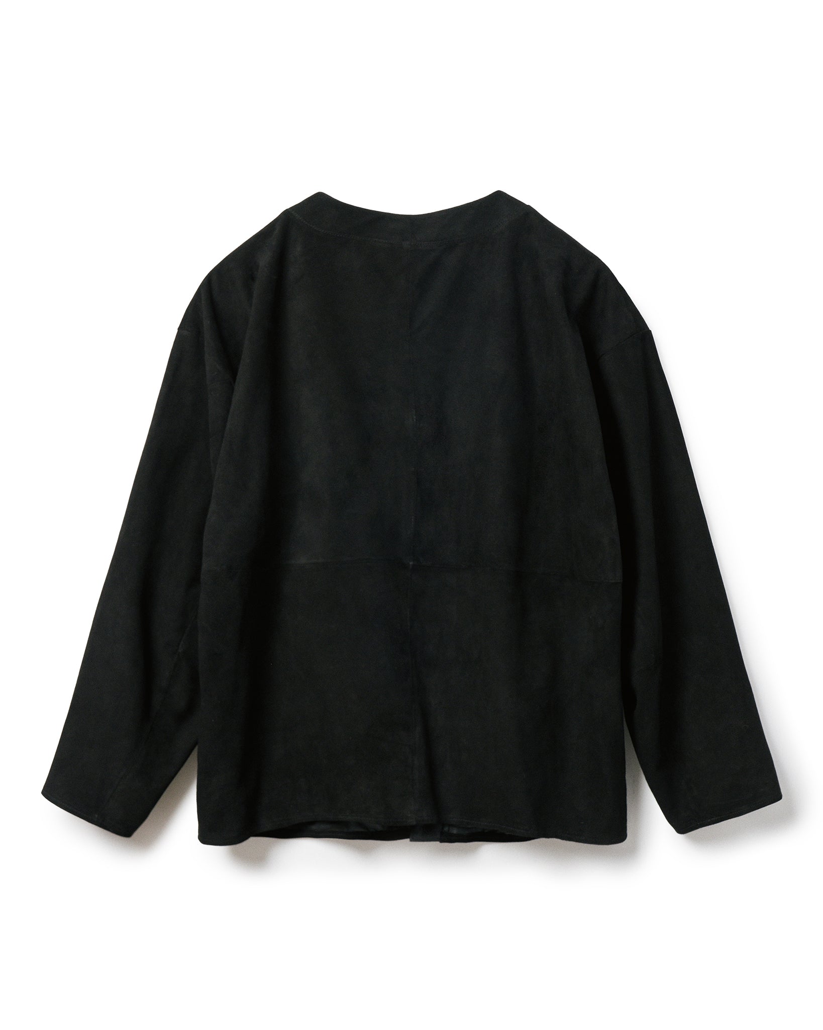 【タツヤ】shoop mori cardigan ブラックL Morphee × BOUTIQUE SUEDE BLACK CARDIGAN JACKET（モルフェ