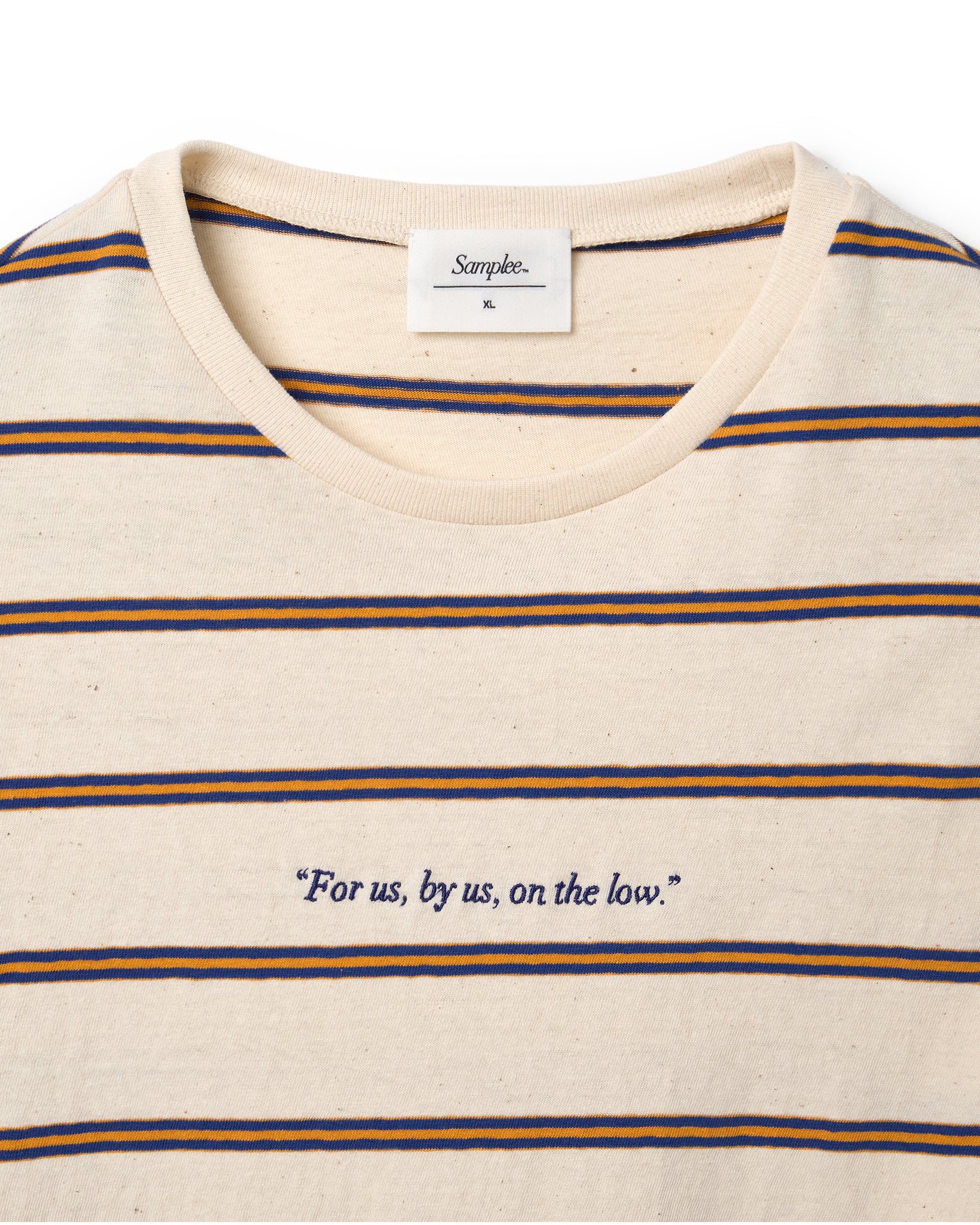 Samplee COTTTON MULTI STRIPE L/S TEE（サンプリー コットンマルチストライプロングスリーブTシャツ）｜ONLINE BOUTIQUE（オンラインブティック）