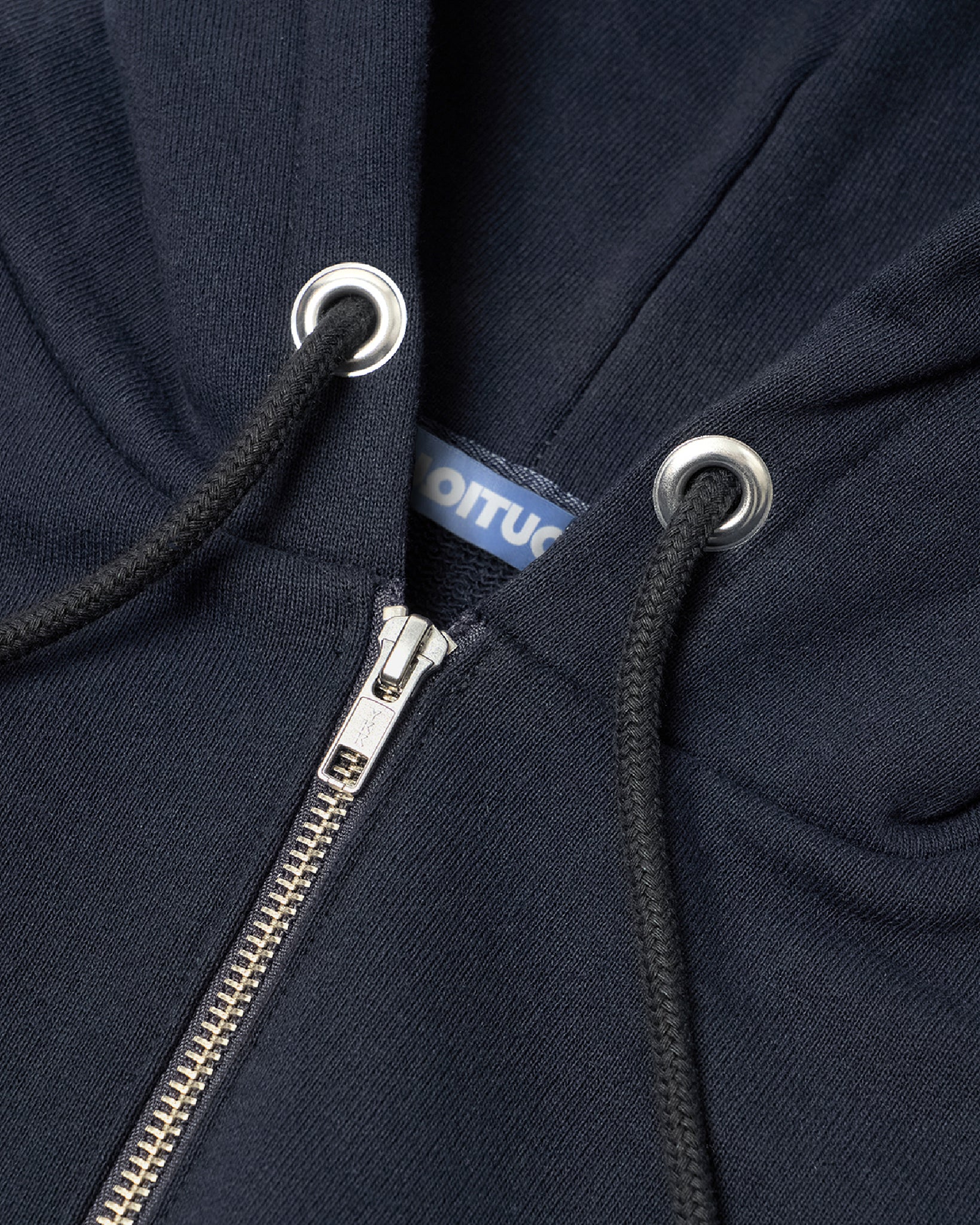 BOUTIQUE ZIP UP HOODIE NAVY（ブティックジップアップフーディー