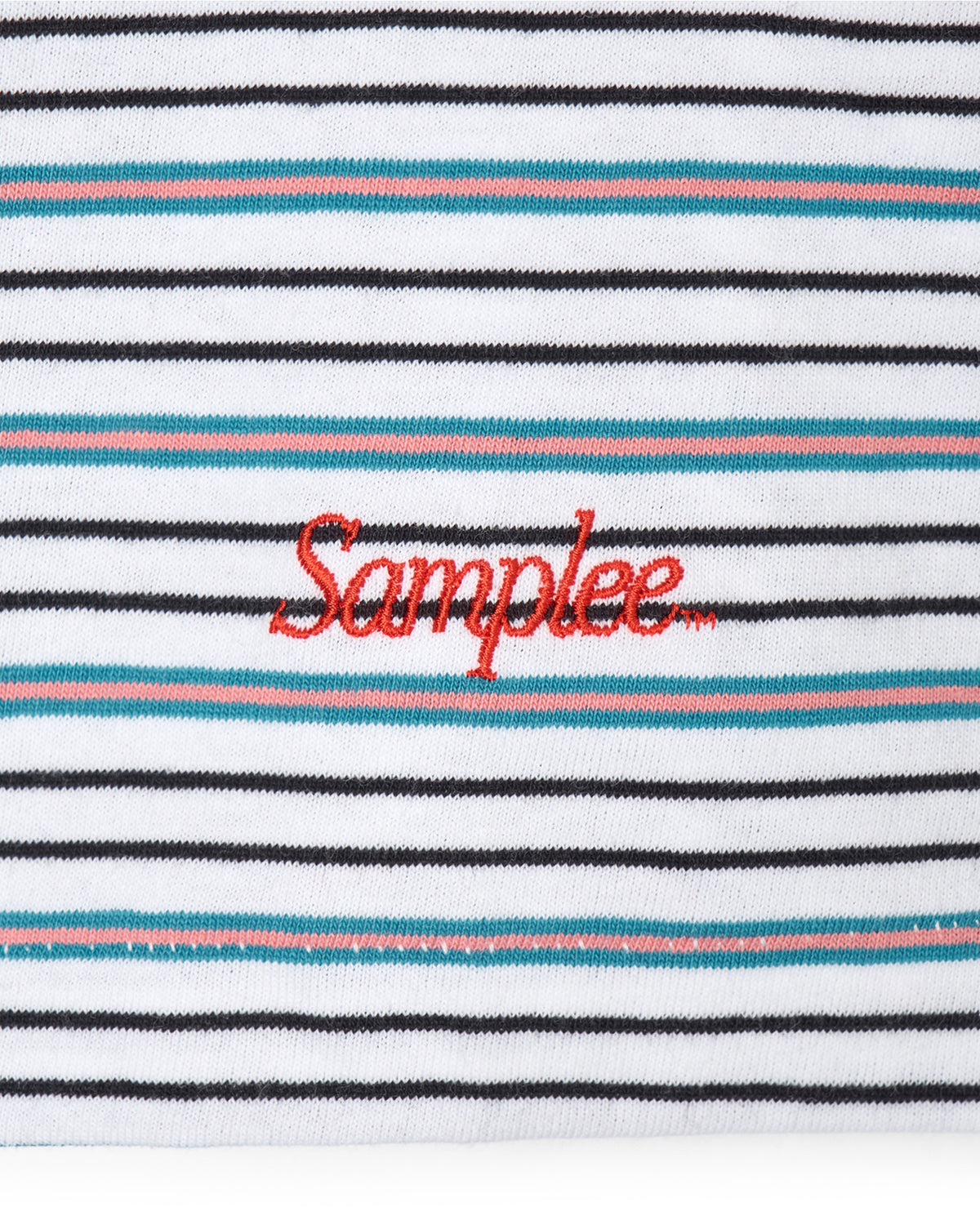 Samplee COTTTON MULTI STRIPE S/S TEE（サンプリー コットンマルチストライプショートスリーブTシャツ）｜ONLINE BOUTIQUE（オンラインブティック）