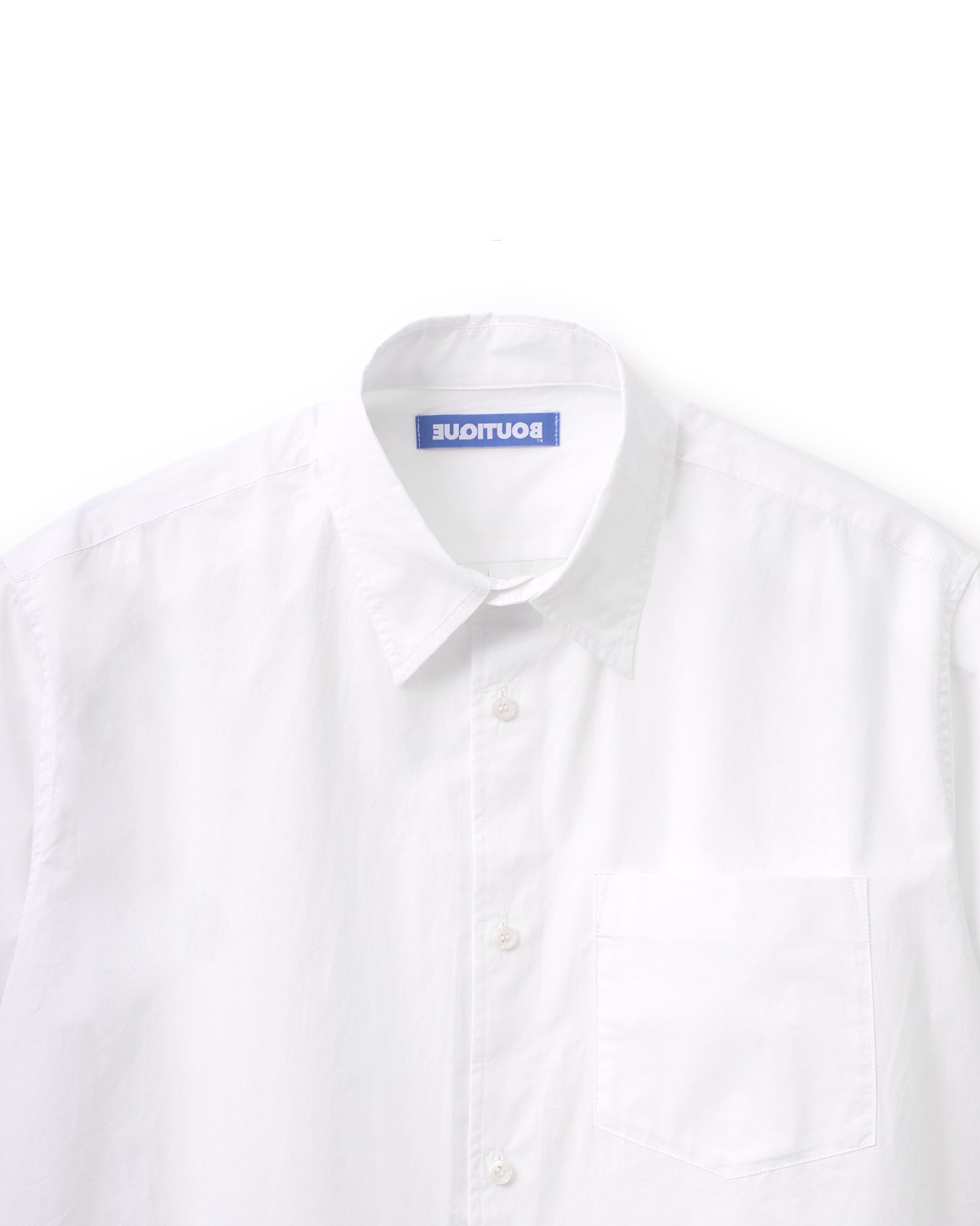 BOUTIQUE SHORT SLEEVE BOX SHIRT WHITE（ブティックショートスリーブボックスシャツホワイト）｜ONLINE BOUTIQUE（オンラインブティック）